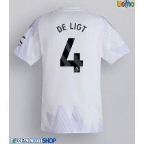 Maglie da calcio Manchester United Matthijs de Ligt #4 Seconda Maglia 2025-26 Manica Corta